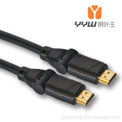 Swivel HDMI Cable 180 Degree 1.4V/2.0V 1080P 3D 4kx2k (YHD2903BP)